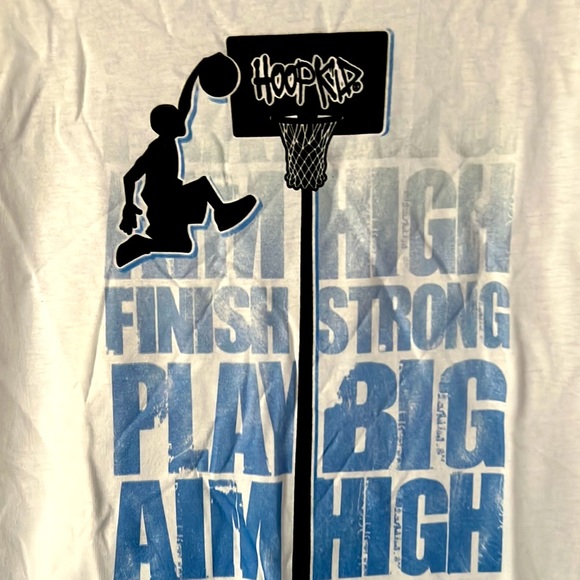 Hoop Kid S/S Youth Basketball Theme Tee - Picture 2 of 4